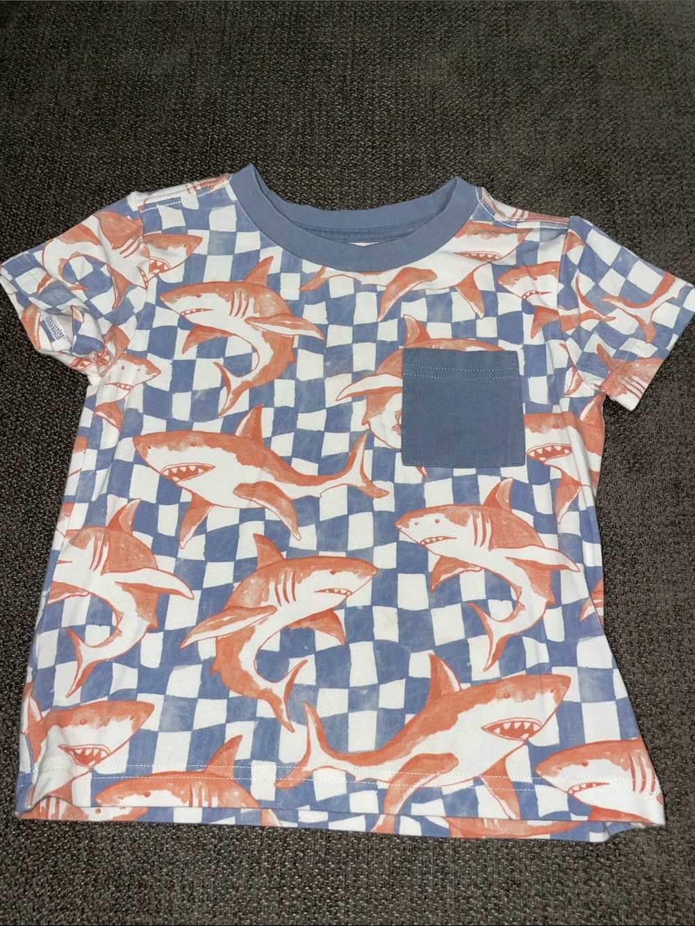Little Sleepies Shark Pocket Tee